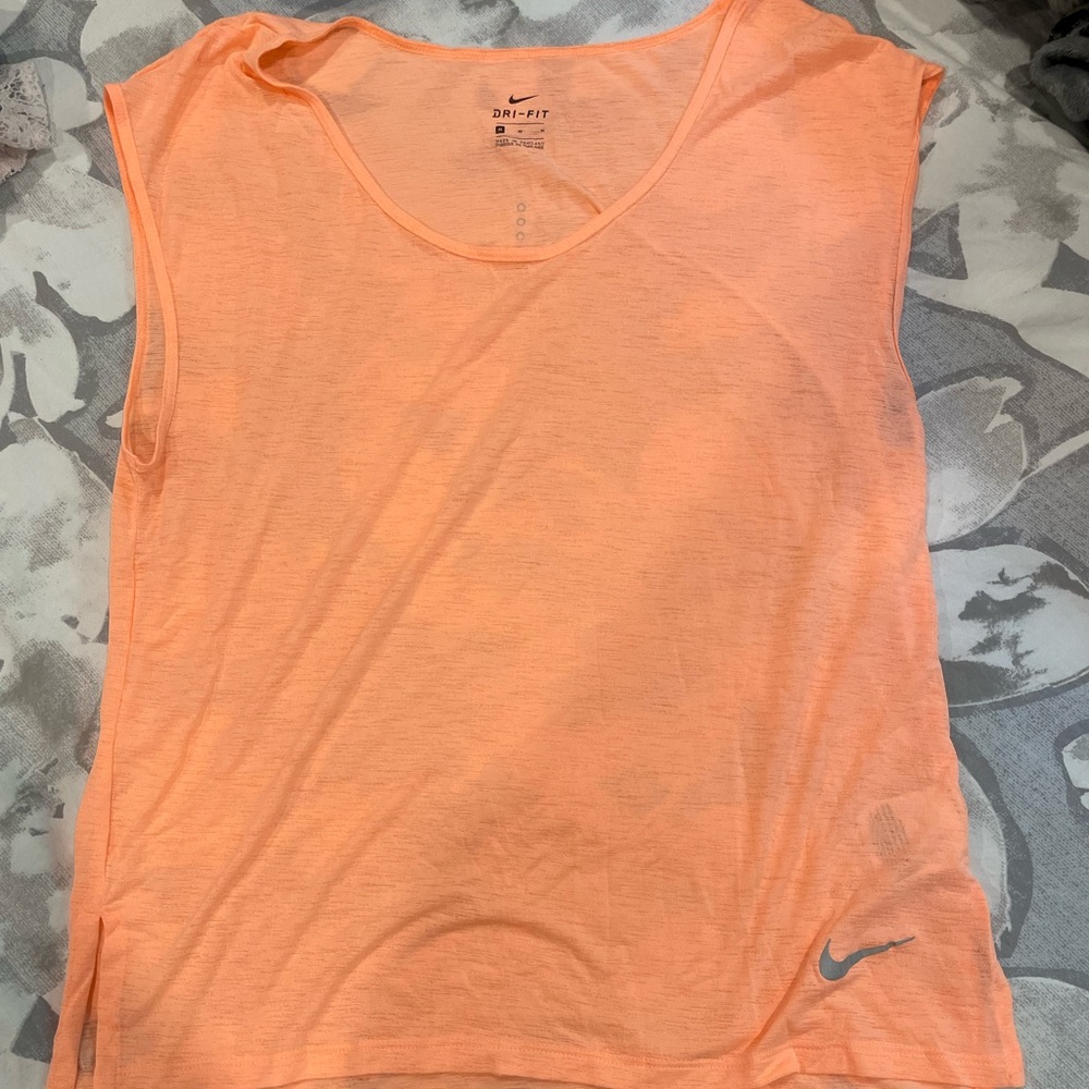 Bright Orange Nike Workout Shirt